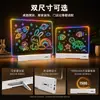 Bestseller transfronterizo: Pizarra de dibujo iluminada con 11 modos de iluminación, recargable, borrable, juguete de regalo DIY para niños