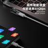Adaptador tipo c a lightning transmisión de datos con chip PD pantalla digital para adaptador de teléfono móvil