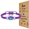 Pulseras Trenzadas Nuevas Europeas y Americanas Transfronterizas para Parejas, Pulseras Versátiles Ajustables con Cuentas, Accesorios de Regalo Navideño para Niñas