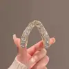 Herramienta Fijadora de Cola de Caballo Alta Pinza de Garra para Mujeres, Pasador para Medio Recogido con un Toque Sofisticado, Pinza para Cola de Caballo de Strass para Recogidos, Accesorio para el Cabello