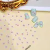 Nuevo Calcomanía para Uñas con Relieve Estéreo 5D Mariposa Flor Encaje Moño Rosa Calcomanía de Uñas de Alta Gama