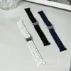 Design de Cintura Fina Pulseira de Relógio com Tinta Salpicada e Três Contas Adequada para Apple 11, Samsung Watch 8, Huawei Fit 5, Xiaomi e Pulseiras Xiaotiancai