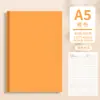 Cuaderno A5 Cubierta de Cuero Suave Cuaderno A5 Engrosado Bloc de Notas de Oficina de Negocios Estilo Ins Diario de Estudiante Universitario