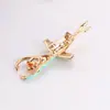 Broche de Chica de Ballet con Diamantes de Aleación de Moda Estilo Coreano Accesorios Versátiles para Traje