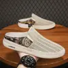 Zapatos de Tela para Hombre Verano Transpirables de Lino Zapatos de Lona de Pekín Slip-on Casuales para Hombre Zapatos de Skate Calzado Perezoso de Moda