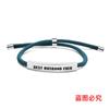 Pulsera Europea y Americana Multicolor de Cuerda Trenzada Transfronteriza Buen Esposo Conmemorativa Día de San Valentín Regalo de Navidad Pulsera de Acero Inoxidable Grabada