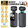 Nuevo producto transfronterizo: Cámara de mano HD 2K, cámara portátil WiFi para llevar en el cuerpo, cámara deportiva DV para exteriores en stock