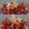 Arreglos Florales de Piso Grandes de Boda Estilo Nuevo, Decoraciones con Flores de Seda, Arreglos Florales de Eucalipto, Guía de Pasillo T-Stage Arte Floral de Boda