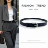 Nuevo Cinturón de Mujer Estilo Coreano Simple Moderno Versátil Decorativo para Jeans Sensación de Alta Gama Cinturón de Cuero para Dama Modelo de Mujer