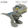 Dinosaurio que muerde el dedo juguete para niños niño popular en línea Jurásico Tiranosaurio Triceratops Dragón mini dinosaurio