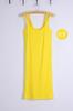 Vestido de verano con doble tirante de modal, camisola para mujer, camisa base larga para mujer, talla una generación de pelo