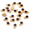 9*6mm 16 Colores Aleación Incrustada de Diamantes DIY Piedra Estrella Piedra de la Suerte Colgante Collar Pulsera Accesorios de Joyería Hecho a Mano
