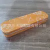 Caja de Lata con Tapa Abatible para Papelería Hecha a Medida por el Fabricante, Caja de Regalo para Plumas Fuente, Caja de Lata para Cubiertos de Niños Portátil (Cuchillo, Tenedor y Palillos)