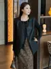 Talla Grande Moda Femenina Sentido del Estilo Old Money Chaleco de Cuero Otoño Temprano Nuevo Chica Gordita Chaleco Cardigan Delgado Gigante Top