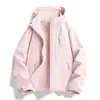 Chaqueta Exterior Hombres y Mujeres Mismo Estilo Cortavientos Monocapa Montañismo Esquí Ciclismo Senderismo Ropa Exterior Impresión de Logo