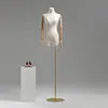Versión coreana de modelo de clavícula de pecho pequeño accesorios para mujer soporte de cuerpo entero estante de exhibición de tienda de ropa estante de exhibición