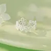Anillo Estilo Dulce Japonés con Diseño de Flor Hueca, Anillo Abierto Ajustable, Fresco y Versátil, Apilable, Adecuado para Combinar con Accesorios de Mano, Dropshipping Disponible