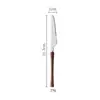 Juego de Cuchillo, Tenedor y Cuchara de Acero Inoxidable 304 Popular, Mango de Madera de Nogal Estilo Coreano, Alto Valor Estético, Para Regalo, Vajilla Occidental para el Hogar