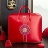 Bolsa de Armazenamento para Dote de Casamento, Conjunto de Quatro Peças para Casamento, Colcha de Casamento Vermelha, Bolsa de Embalagem para Colcha, Velas Oxford de Cetim
