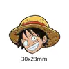 Em Estoque Desenho Animado Japonês Anime Metal Pin Adesivo de Celular Personagem Mais Vendido Chapéu de Palha Aventureiro do Oceano Presente Personalização