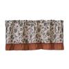 Cortina de Café Floral Retro Americana con Volantes, Media Cortina de Tela sin Perforaciones para Puerta de Baño, Cortina Corta