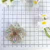 Moda Nova Transfronteiriça Strass de Cristal Vidro Flor 3D para Sapato Vestido de Dança Grampo de Cabelo Decoração Acessórios de Vestuário DIY