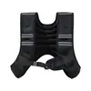 Chaleco con Peso para Entrenamiento de Fitness, Ejercicio de Carrera Unisex, Chaleco con Peso de Arena de Hierro, Chaleco Deportivo de Fuerza con Bolsa de Arena Reflectante