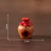Micro-Paisagem Criativa Artificial Flor de Pessegueiro Vermelha para Filha Kit para Fazer Vinho Casa de Bonecas Acessórios de Decoração DIY Enfeites Minúsculos
