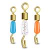 Clipe de linha secundária rápido com oito anéis conector de mercadoria genuína liberação rápida boca solta troca rápida de linha secundária 8 acessórios de sub-pesca Universal