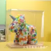 Estilo Boda Flor Eterna Unicornio Navidad Día de San Valentín Regalo Suministros para Floristería Oso Rosa de Espuma de Poliestireno