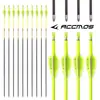 Cor fibra de carbono pura 4,2/6,2mm diâmetro interno competição mil três reto recurvo composto arco treino competição tiro flecha