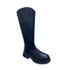 Primer Encuentro Botines Chelsea Botas Largas Blancas 2026 Nuevo Otoño Invierno Botas Martin de Suela Gruesa Botas de Montar de Caña Alta para Mujer