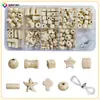 Pacote de Material DIY para Pulseiras de Acessórios de Joias com 10 Compartimentos Transfronteiriço Conjunto Completo de Pulseiras com Várias Contas de Formato Especial