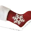 Bolsa de Regalo Calcetín Navideño Transfronterizo 2026 con Bordado de Reno Rojo, Calcetín Navideño, Regalo de Navidad, Adorno Navideño