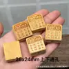 Tallado de Calabaza Natural en Varios Estilos, Modelo Cuatro Vías Gato Hilando Tela, Accesorios Versátiles para Joyería DIY