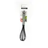 Novo cabo de nylon cabo cinza utensílios de cozinha conjunto de 9 peças antiaderente colher de macarrão cabo com pega em pó pintura spray colher de sopa