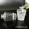 Botella de aromaterapia de boca a presión de 150 ml, tallada en cristal blanco de alta calidad, venta al por mayor, para uso doméstico y sin fuego.