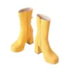 Botines de plataforma de tacón ultra alto 2026, Botas de tacón grueso de tacón alto hasta la mitad de la pantorrilla, Talla 40-50, Botas de cuero de suela gruesa, Botas de moda con forro de felpa