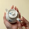 Tetera de Cerámica de Orquídea Pintada a Mano Creativa Juego de Té Pequeño Juego de Té Chino Kung Fu Hogar Exquisita Tetera Individual