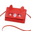 Bolsa Mini Fofa e Compacta Modelo Novo 2025 Bolsa Pequena de Coelho Bolsa Infantil Tendência Porta-Moedas Bolsa de Ombro