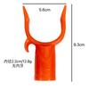 Novo material plástico roupas garfo cabeça moda cor roupas domésticas secar garfo vara de roupas árvore frutífera acessórios fábrica garfo cabeça