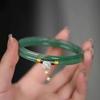 Chang'an I pulseira sino de cor azul claro verde uva pulseira fina temperamento