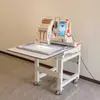 Máquina de Bordado por Computadora Nueva de un Solo Cabezal 12 Agujas Totalmente Automática para Hogar Cuero Parche de Nombre Listo para Usar Máquina de Bordado para Ropa