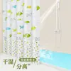 Cortina de ducha para baño PEVA, cortina divisoria sin taladro para baño, impermeable, resistente al moho, cortina de ducha cálida con ganchos incluidos