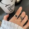 Nuevo Anillo de Amor Personalizado Estilo Coreano para Mujer, Moda Retro, Estilo Hip-Hop, Anillo Abierto, Anillo para Dedo Índice, Moderno