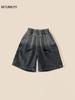 Conjunto para Niños 2026 Nuevo Estilo de Verano Chaqueta de Mezclilla de Manga Corta Moda Bebé Guapo Conjunto de Dos Piezas Ropa de Moda para Niños