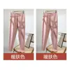 Ropa interior larga para mujer, calzoncillos térmicos de felpa, calzoncillos de entrepierna profunda, pantalones de lana para ancianos, pantalones cálidos para mamá