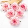 Cabeça de Flor Rosa de Flanela Grande Decoração de Atmosfera Rosa Casamento Festa Decoração de Casa Flor