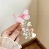 Cuerda de Teléfono de Lunares y Corazón para Niños, Goma para el Cabello, Cuerda para el Cabello con Trenza Burbuja de Cola de Caballo Alta para Niña, Diadema Elástica para Bebé sin Daños