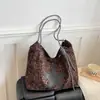 Bolso de mano transfronterizo estilo coreano con estampado de leopardo para mujer, bolso de hombro tipo almohada de color sólido, estilo de lujo ligero y exquisito, bolso cruzado versátil